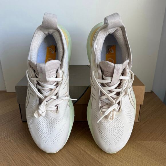 ASICS Gel-Nimbus 25 'Cream Fawn' Women Running Sneakers- SZ 10.5 - Picture 11 of 14